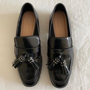 Zara platform loafers